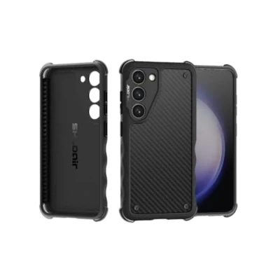 Abbildung von Samsung by SHLDAir S24 Rugged Case, entworfen, Schwarz