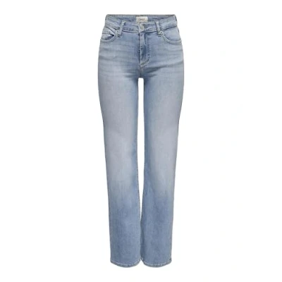 Abbildung von ONLY Onlblush Jeans Straight Leg, Damen, Größe: XLx30, Light blue denim
