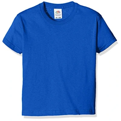 Abbildung von Fruit of the Loom Jungen T Shirt, Royalblau, 1 2 Jahre (92)
