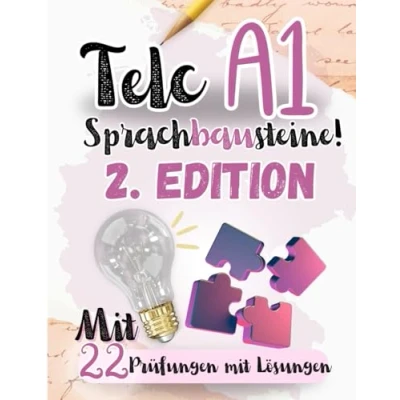 Abbildung von Prüfungstraining Deutsch A1: 22 telc A1 Sprachbausteine Prüfungen MIT Lösungen! Von Lehrern verfasst!: PRÜFUNGEN ... LÖSUNGEN, Band 8)