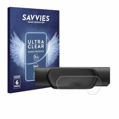 Abbildung von Savvies 6 Stück Schutzfolie für Segway Ninebot eKickScooter E2 Pro Displayschutz Folie Ultra Transparent