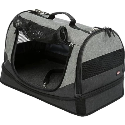 Abbildung von Trixie Hundetasche Holly Hundetragetasche 30x30x50 cm Schwarz Grau...