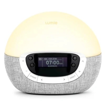 Abbildung von Lumie Bodyclock Shine 300 Lichtwecker mit Radio, 15 Klängen und Einschlafsonnenuntergang