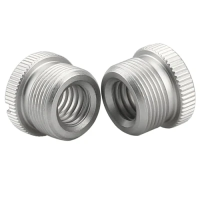 Abbildung von NICEYRIG Mikrofon Gewinde Adapter für Stativ, 5/8 Stecker auf 3/8 weiblich