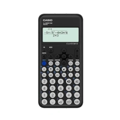 Abbildung von Casio FX 82SP CW Wissenschaftlicher Taschenrechner, empfohlen für den spanischen und portugiesischen Lebenslauf, 5 Sprachen, mehr als 300 Funktionen, Dunkelgrau