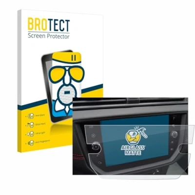 Abbildung von BROTECT Entspiegelungs Schutzglas für Seat Arona FR Stereo BJ 2019 Schutzfolie Panzer Folie Glas Matt [Extrem Kratzfest 9H, Anti Reflex]
