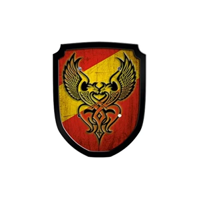 Abbildung von Wappenschild Ph&ouml;nix, rot