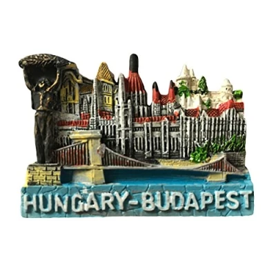 Abbildung von 3D Kühlschrankmagnet Budapest Ungarn Architektur Tourist Souvenirs, Kühlschrankmagnet, Heim und Küchendekoration, Geschenk