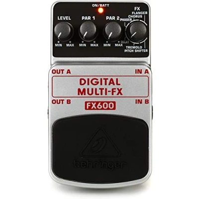 Abbildung von Behringer Musikinstrumentenpedal, (Effekte, Modulationseffekte), FX600 Digital Multi FX Modulations Effektgerät für Gitarren