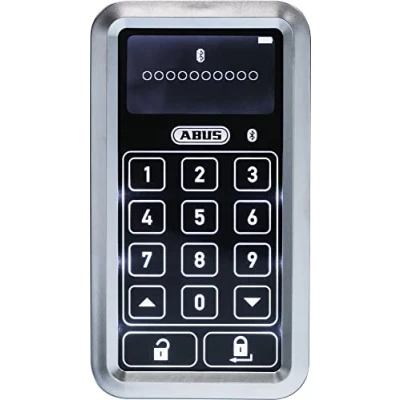 Abbildung von ABUS HomeTec Pro Bluetooth Tastatur CFT3100 Code Zum Ãffnen Der Haustür Für Den Türschlossantrieb CFA3100 Silber