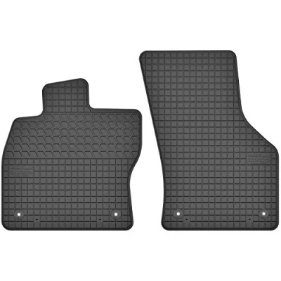 Abbildung von AGCPdirect Gummi Matten Fußmatten Passgenau Vorne Set für Volkswagen Polo 6 2017 2021 und VW T ROC
