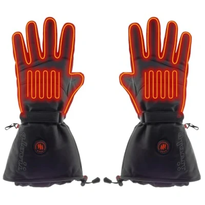 Abbildung von Glovii Naturleder Ski Universal Beheizte Handschuhe von Batterie erhitzt, Größen:L, XL (L)