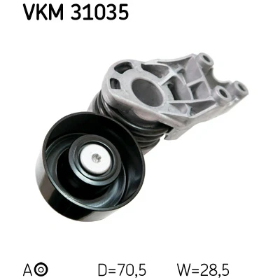 Abbildung von SKF VKM 31035 Spannrolle VOLKSWAGEN: Lupo / 3L, Polo IV Schrägheck, Fox SKODA: Fabia I 2 Combi, 1 Combi