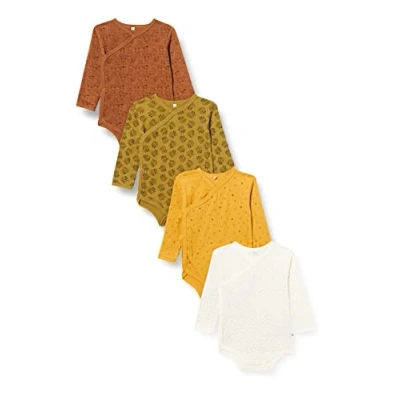 Abbildung von Pippi Unisex Baby Pack of 4 Wrap Bodysuit und Kleinkind Unterw sche Satz, Tinsel, 80 EU