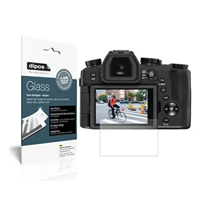 Abbildung von dipos I 2X Displayschutz matt kompatibel mit Leica V Lux 5 Schutzfolie 9H Anti Shock