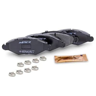 Abbildung von BESTPRICE Bremsbelagsatz Vorderachse, Bremsbeläge Bremsklötze vorne, 4 Stück, Kompatibel mit PEUGEOT 206 Schrägheck (2A/C), Stufenheck, SW (2E/K), Van, 206+ (2L_, 2M_)