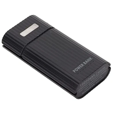 Abbildung von 21700 USB Power Bank DIY Kit, Praktische 2X Batterie Box Universal Zuverlässige Mode für Tablet (Schwarz)