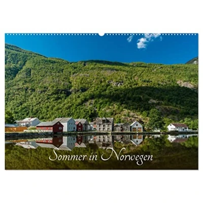 Abbildung von Sommer in Norwegen (Wandkalender 2025 DIN A2 quer), CALVENDO Monatskalender