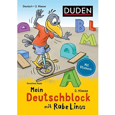 Abbildung von Mein Deutschblock mit Rabe Linus 2. Klasse: Stickern (Mein Lern und Spaßblock Linus)