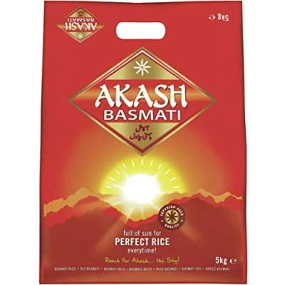 Abbildung von AKASH Basmatireis, 1er Pack (1 x 5 kg Packung)