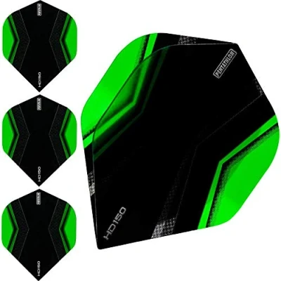 Abbildung von abcdarts Unisex Erwachsene Pentathlon Hd150 Xwing Dart Flights, Grün, Klassische EU