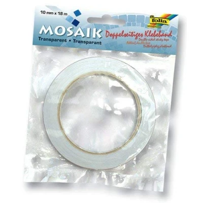 Abbildung von folia doppelseitiges Klebeband 10 mm x 18 m transparent