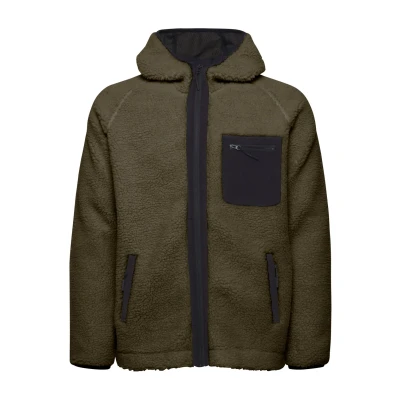 Abbildung von Indicode Jeans Idtrod Fleecejacke, Herren, Größe: Medium, Army