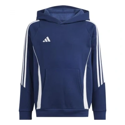Abbildung von adidas Performance Kapuzenpullover für Kinder, Größe: 140, Team navy blue white