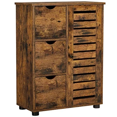 Abbildung von VASAGLE Badkommode Badezimmerschrank, 60 x 30 81/80 cm, 3 Schubladen