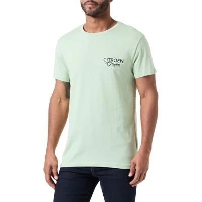 Abbildung von CITROËN Herren Origins Small &amp; Stampa Evolution Sketches Sul Retro C24s T Shirt, Pale Jade, XXL