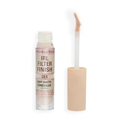 Abbildung von Makeup Revolution, IRL Filter Finish Concealer, Mittlere bis volle Deckkraft, C0.5, 6g