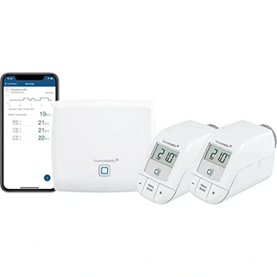 Abbildung von Homematic IP Heizkörperthermostat Smart Home Starter Set Heizen 156537A0