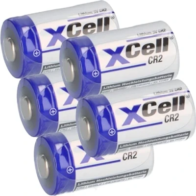 Abbildung von 5X XCell Fotobatterie CR2 Lithium Batterie 3V 850mAh CR15H CR15H270 CR17355 DLCR2 AKKUman Set (5er)