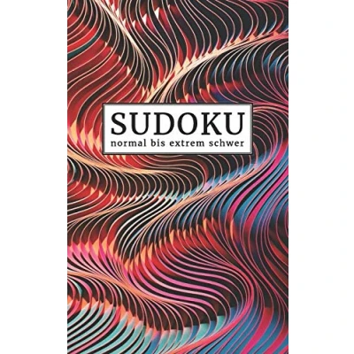 Abbildung von Sudokubuch für unterwegs: normal bis extrem schwer Sudoku Rätselblock die Tasche 192 knifflige Sudokus mit Lösungen im Anhang Kleines ... Gehirnjogging und Zeitvertreib Erwachsene