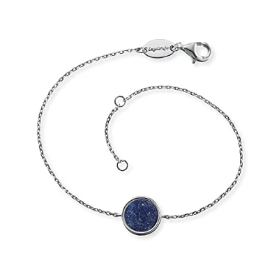 Abbildung von Engelsrufer Silberarmband POWERFUL STONE LAPISLAZULI, ERB LILGEM LP, mit Zirkonia (synth)