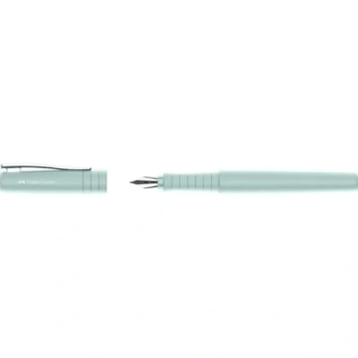 Abbildung von FABER CASTELL 241011 Füller Poly Pen, Federbreite F, Füllfederhalter caribic blue