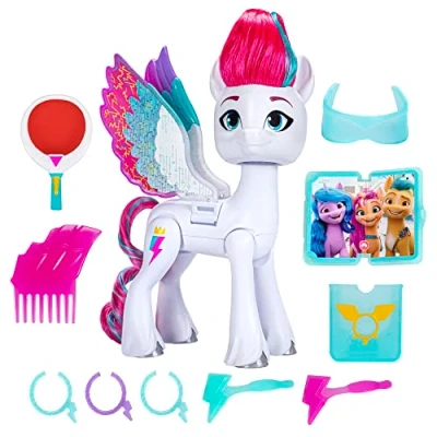 Abbildung von My Little Pony Toys Zipp Storm Wing Surprise Modepuppe mit Flügeln und Zubehör