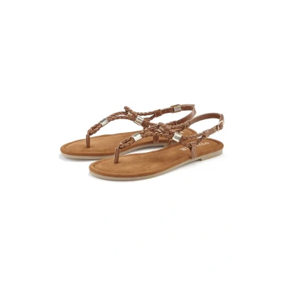 Abbildung von Vivance Zehentrenner, Damen, Größe: 43, Camelfarben Schuhe