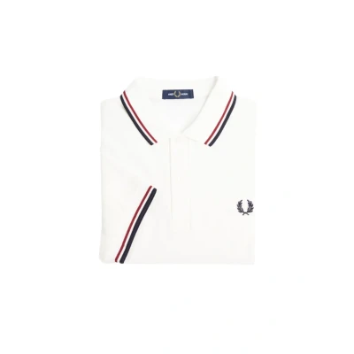 Abbildung von Fred Perry Poloshirt, Herren, Größe: Small, White