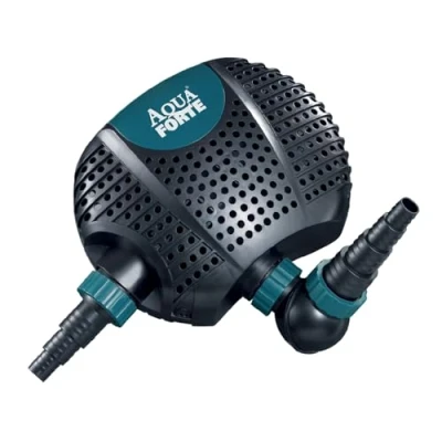 Abbildung von AquaForte O 13000 Plus, 110 Watt, max. Durchfluss 13 m3/Stunde, Förderhöhe 5,5 Meter, Kabellänge 10 für Wasserläufe, Wasserfälle, Springbrunnen, Filter usw.