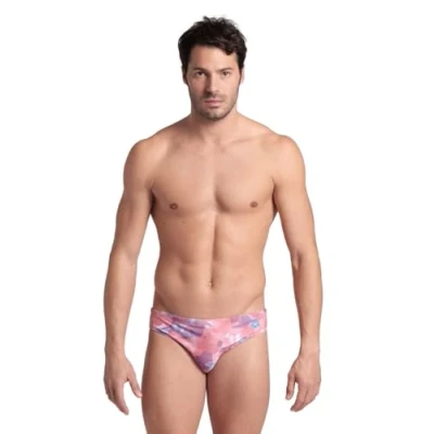 Abbildung von Arena Allover Badehose Pants, Herren, Größe: 8, Calypso coral multi