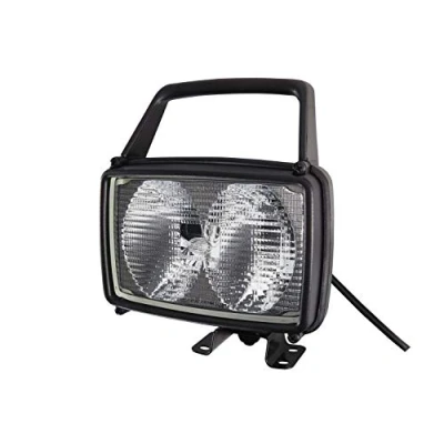 Abbildung von HELLA Halogen Arbeitsscheinwerfer Double Beam 12V / 24V Schraubanschluss/Anbau Vierpunktbefestigung Nahfeldausleuchtung Kabel: 250mm Stecker: offene Kabelenden 1GA 006 991 021