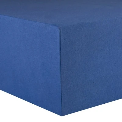 Abbildung von Spannbettlaken Lucina Spannbetttuch Jersey 2erSet 60x120 70x140cm royalblau, CelinaTex, Baumwolle, (2 Stück), bügelfrei,faltenfreier Sitz,formstabil und dauerelastisch