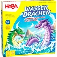 Abbildung von HABA Wasserdrachen WÜRFELSPIEL Laufspiel Brettspiel für Kinder, Größe: One Size, Mehrfarbig