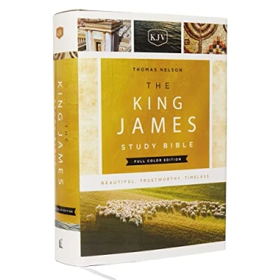 Abbildung von The King James Study Bible, Full Color Edition, Cloth bound Hardcover, Red Letter: KJV Holy Bible