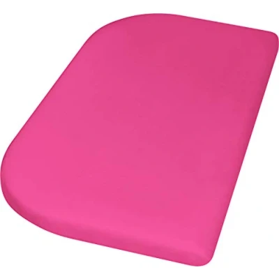 Abbildung von Playshoes 770325 18 Jersey Spannbettlaken für das Beistellbett, Wasserdicht und Atmungsaktiv, 89 x 51 10cm, pink, rosa