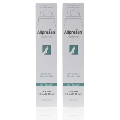 Abbildung von Allpresan diabetic INTENSIV Schaum Creme bei Diabetes mellitus für sehr trockene bis rissige Fußhaut 200 ml (2er Pack)