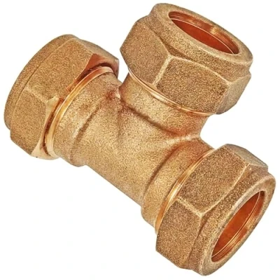 Abbildung von Klemmverschraubung für Kupferrohr alle Sorten Winkel Bogen Übergang T Stück ∅ 15 bis 28 mm &gt; Rohrdurchmesser 22mm
