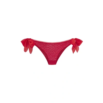 Abbildung von Vivance Slip aus dezent transparentem Soft Mesh im Leo Look, sexy Dessous