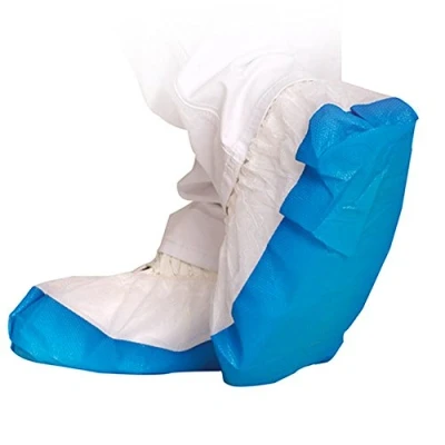Abbildung von HYGOSTAR Safe Überschuhe, 1 Packung = 50 Stück, 41 cm, weiß blau